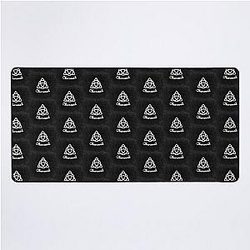 Charmed Sign Triquetra Witches Knot Witch Symbol Drawing for Spiritual Women Desk Mat