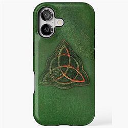 Book of Shadows Charmed Triquetra Design iPhone Case