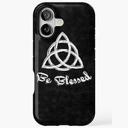 Be Blessed Charmed Triquetra Witches Knot iPhone Case