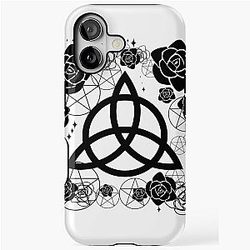 Charmed Triquetra. Pagan Wicca iPhone Tough Case