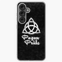 Pagan Pride Triquetra Witches Knot Witch Symbol Drawing for Spiritual Women Samsung Galaxy Soft Case