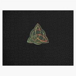 Book of Shadows Charmed Triquetra Design Jigsaw Puzzle