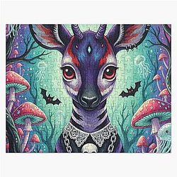 Skull Charmed Seer Jigsaw Puzzle