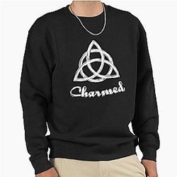 Charmed Sign Triquetra Witches Knot Witch Symbol for Spiritual Women Pullover Sweatshirt