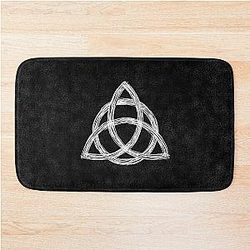Charmed Sign Triquetra Witches Knot Spiritual Women Bath Mat