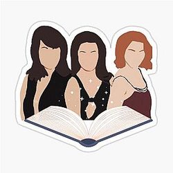 Charmed Book Faceless Sticker