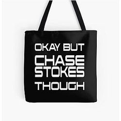 Chase Stokes All Over Print Tote Bag