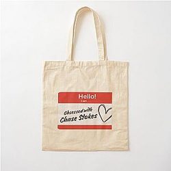Chase Stokes Cotton Tote Bag