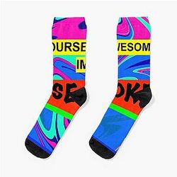 Of course I'm awesome Chase Stokes Socks