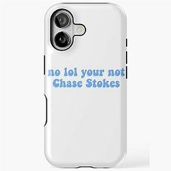 No your not Chase Stokes groovy font iPhone tough case