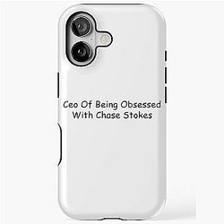 CEO of Being Obsessed with Chase Stokes iPhone Tough Case