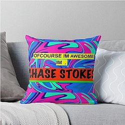 Of Course I'm Chase Stokes Throw Pillow