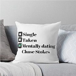 Mentally Dating Chase Stokes Throw Pillow