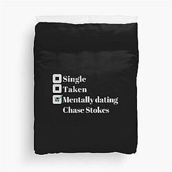Mentally Dating Chase Stokes Duvet Cover