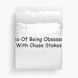 CEO of Being Obsessed with Chase Stokes Duvet Cover
