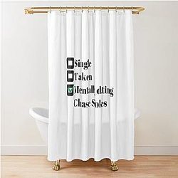 Mentally Dating Chase Stokes Shower Curtain
