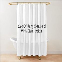 CEO of being obsessed with Chase Stokes Shower Curtain
