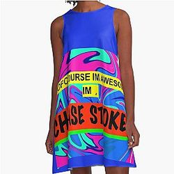 of course i am awesome  a A-line dress