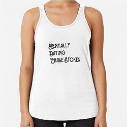 Mentally Dating Chase Stokes Racerback Tank