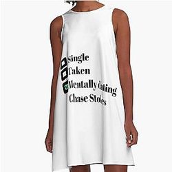 Mentally Dating Chase Stokes A Line Dress