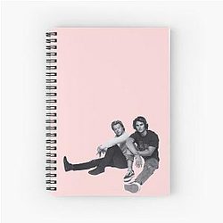 Chase Stokes and Rudy Pankow Spiral Notebook
