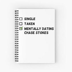 Mentally Dating Chase Stokes Notebook