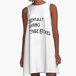 Mentally Dating Chase Stokes A-Line Dress