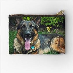 Chewbacca German Shepherd zipper pouch