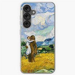 Leia and Chewbacca in Wheat Field Soft Case for Samsung Galaxy