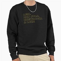 Leia, Han Solo, Luke & Chewbacca Pullover Sweatshirt