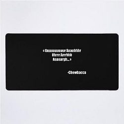 Chewbacca Quote Desk Mat