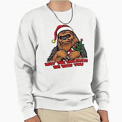 Chewbacca May the Holidays Be With You Pullover Sweatshirt