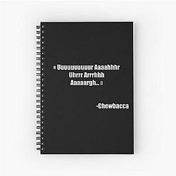 Chewbacca Spiral Notebook