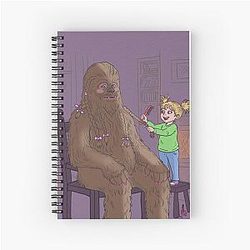 POV: You're parent to a five year old - Mother's Day Glam Chewbacca Notebook