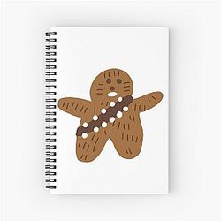 Cartoon Chewbacca Spiral Notebook
