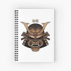 Samurai Chewbacca Spiral Notebook