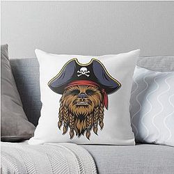 Pirate Chewbacca Throw Pillow