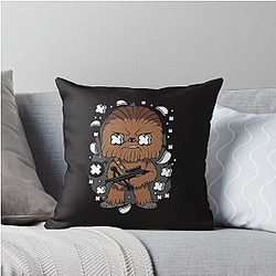 Chibi Chewbacca throw pillow