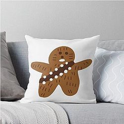 Cartoon Chewbacca Throw Pillow