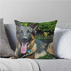 Chewbacca German Shepherd Throw Pillow