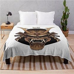Samurai Chewbacca Throw Blanket