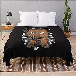 Chibi Chewbacca Throw Blanket