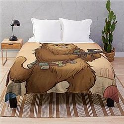 Chewbacca Kitty Throw Blanket