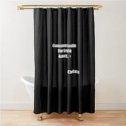 Chewbacca Quote Shower Curtain