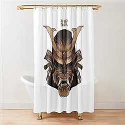 Samurai Chewbacca Shower Curtain