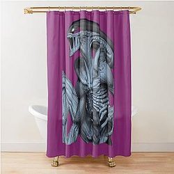 aliens invasion alternate universe autobots baddie bigfoot chewbacca shower curtain