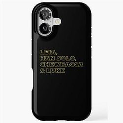 Leia, Han Solo, Chewbacca & Luke iPhone Tough Case