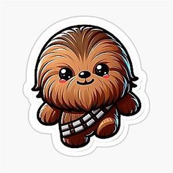 Chibi Chewbacca Sticker