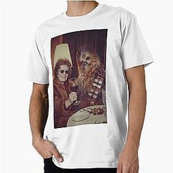 Chewbacca Dining with Lady Lost Photo T-Shirt