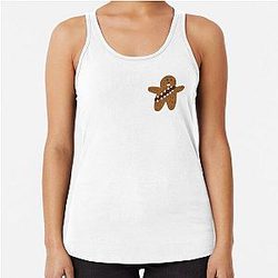 Cartoon Chewbacca Racerback Tank